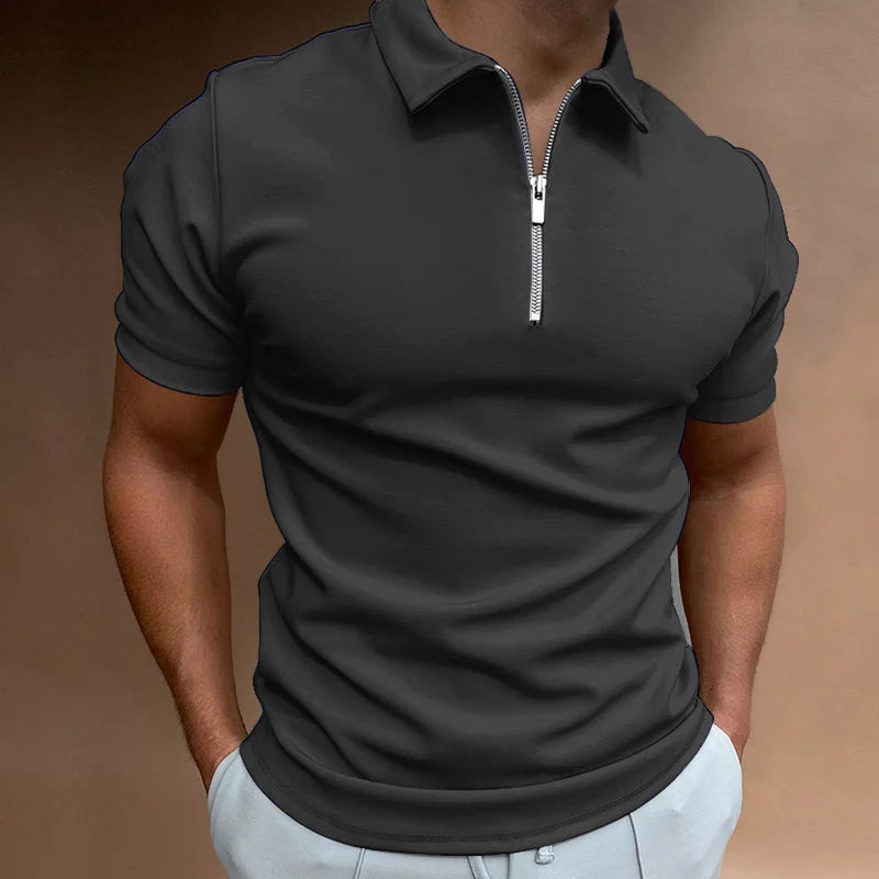 Elegant Solid T-Shirt Duo for Men – Soft Waffle Texture