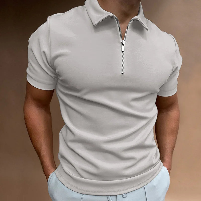 Elegant Solid T-Shirt Duo for Men – Soft Waffle Texture