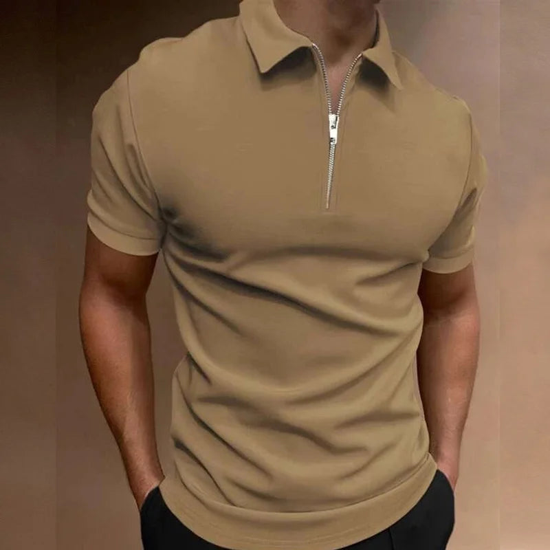 Elegant Solid T-Shirt Duo for Men – Soft Waffle Texture