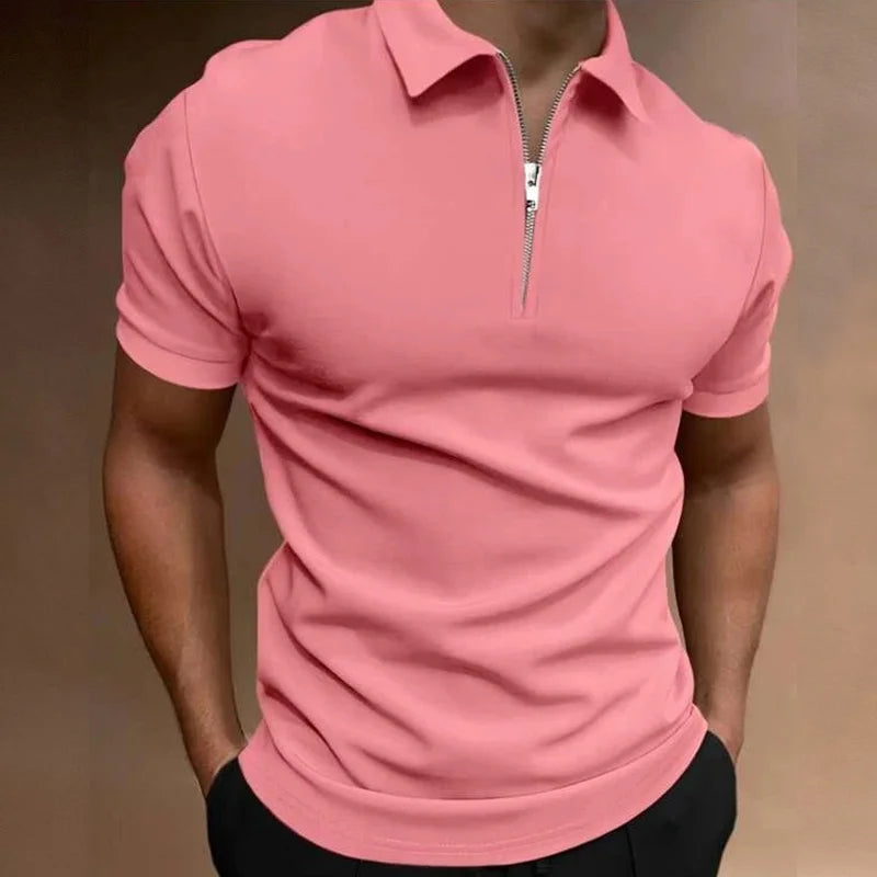 Elegant Solid T-Shirt Duo for Men – Soft Waffle Texture