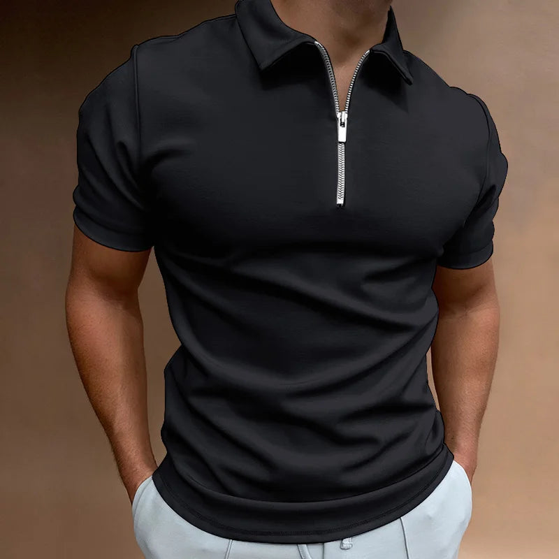 Elegant Solid T-Shirt Duo for Men – Soft Waffle Texture
