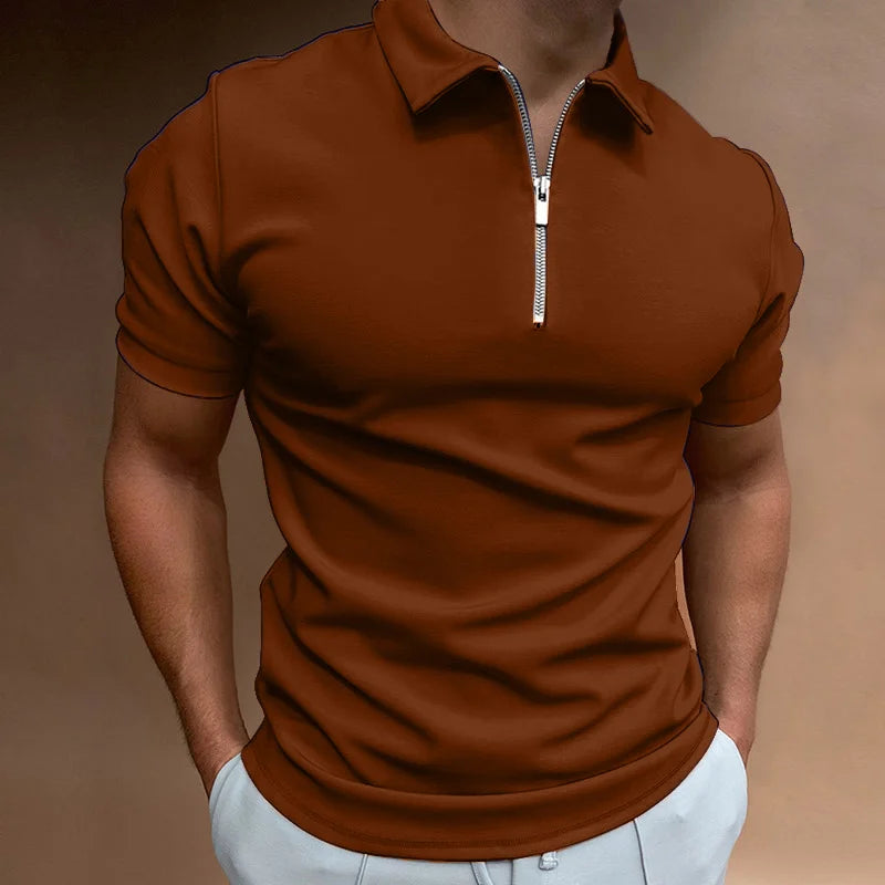 Elegant Solid T-Shirt Duo for Men – Soft Waffle Texture