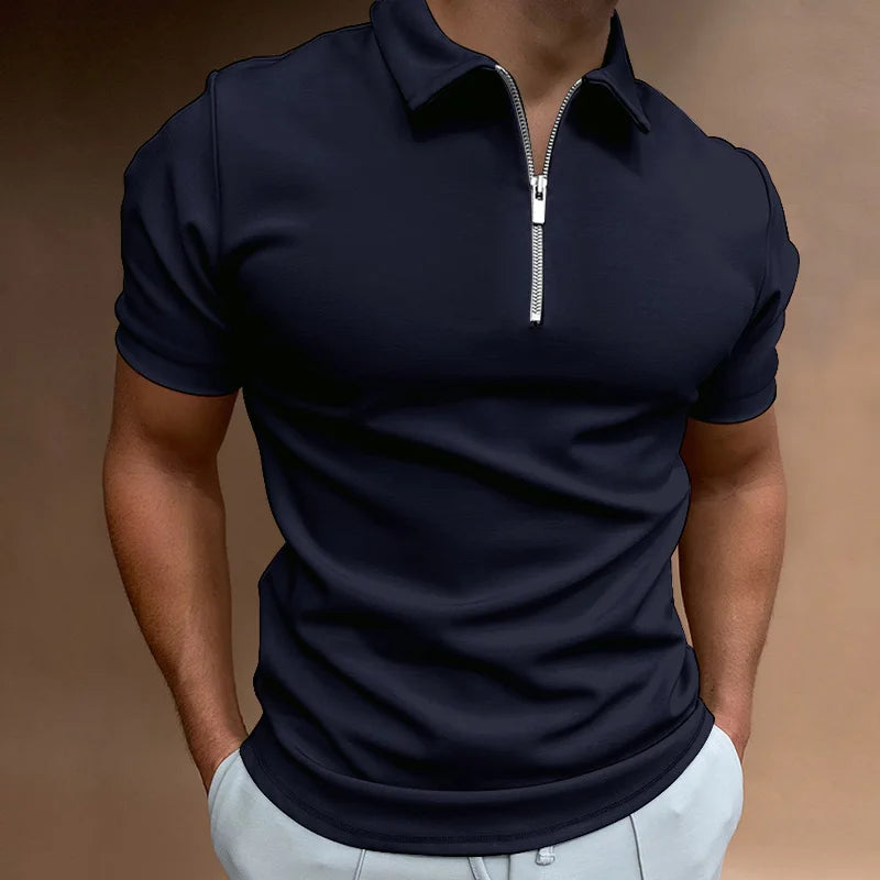 Elegant Solid T-Shirt Duo for Men – Soft Waffle Texture