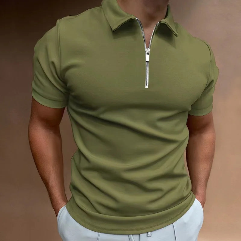 Elegant Solid T-Shirt Duo for Men – Soft Waffle Texture
